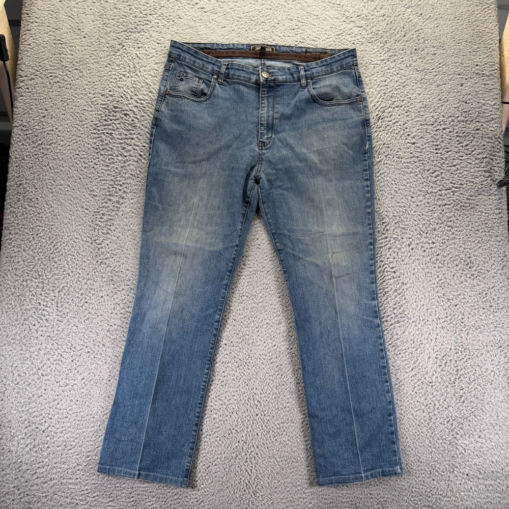 Jack of Spades High Roller Jeans Mens 38x30 Blue Cotton Denim Straight Stretch
